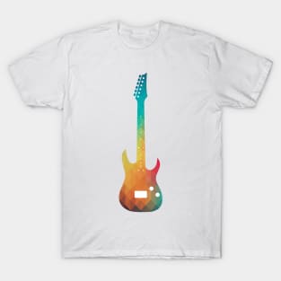 Rainbow electric guitar T-Shirt